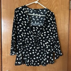 Cute 2 piece sunflower skirt set